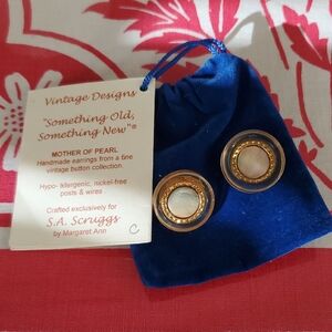 Handmade Mother of Pearl Earrings